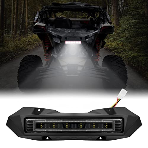 LED Rear Center Accent Tail Light Kit for Can-Am Maverick X3, SAUTVS LED Auxiliary Light Rear Lamp Brake Stop Taillight Assembly for Can Am Maverick X3 MAX Turbo R RR 2017-2025 Accessories