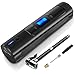 Produktbild AOKBON Tragbare Reifenpumpe 150PSI Elektrische Luftpumpe Auto Kompressor Elektrisch Luftkompressor mit LCD Display LED Licht für Auto Motorrad Bälle Schwarz Als Powerbank