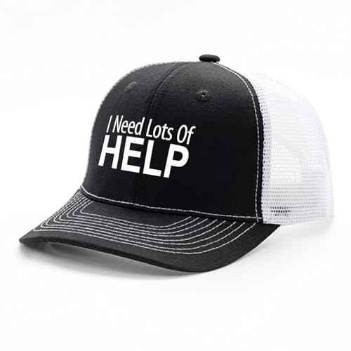 I Need Lots of Healp Trucker Hats Garde caps for Son2