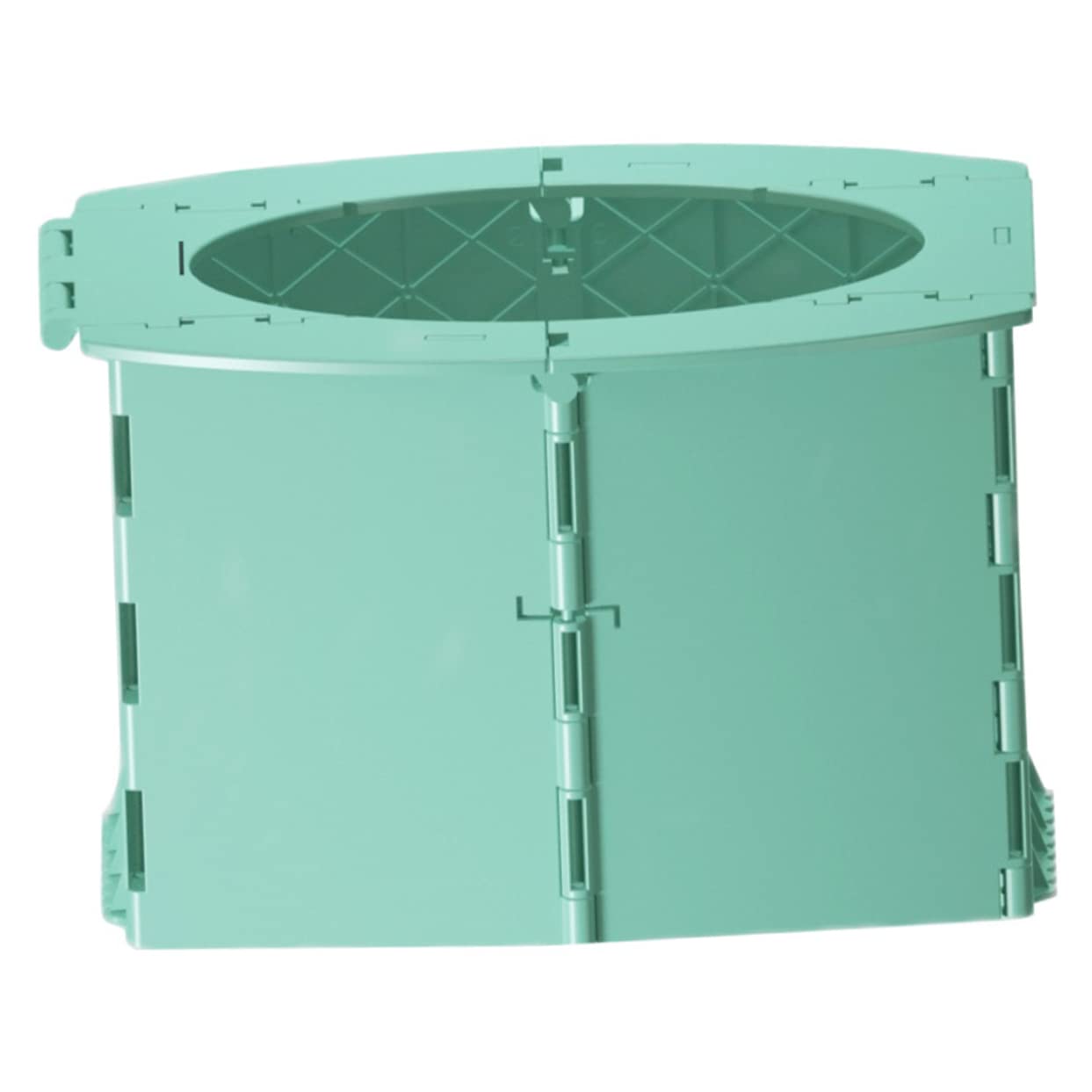 Totority 1pc Portable Folding Toilet Travel Potty Training Seat Foldable Design for Home Car Easy to Assemble Carry Bright Green Color