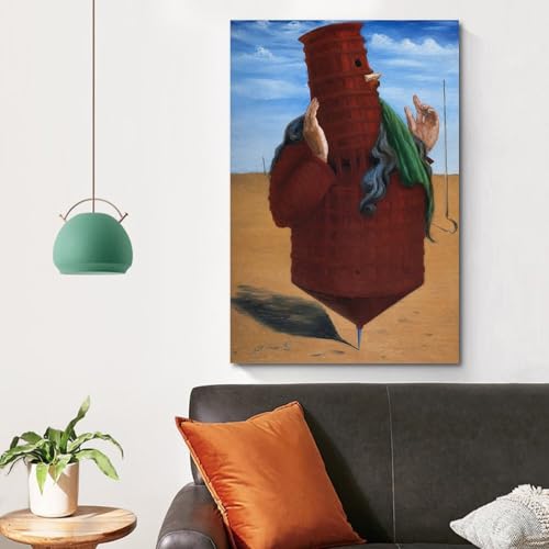 Poster surréalisme Max Ernst Ubu Imperator impression toile 60x90cm