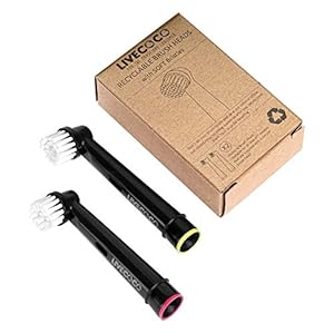 Recyclable Brush Heads Compatible with Oral-B – Soft Bristles – 100% Recyclable, Long Lasting Bristles from LiveCoco