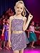 CharmWM Girls Sequin Skirt Kids Fashion High Waisted Sparkle Glitter Party Short Dress Mini Skirts 5-14 Years Light Purple