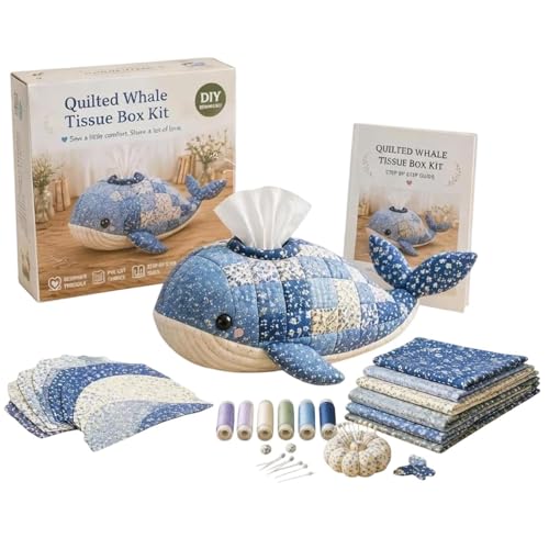 Kit boîte à mouchoirs matelassée loisir créatif adulte débutant DIY