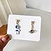 Planet Earrings for Women Creative Handmade Cartoon Rocket Space Ship Astronauts Moon Saturn Dangle Drop Earrings Space Lover Gift Sci-Fi Jewelry (Planet Astronaut)