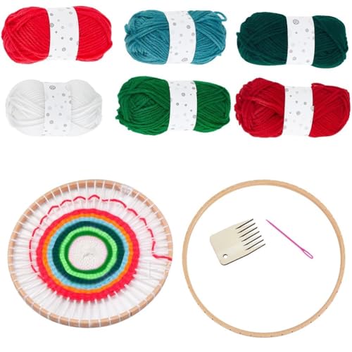 Kit de tejido en telar con videotutorial paso a paso y herramientas de madera para principiantes 2