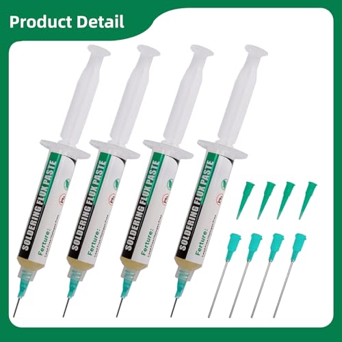 Image of 4 Pack Solder Flux for Soldering,Lead-Free Soldering Flux Paste for Electronics Soldering BGA Repairing