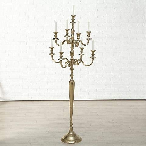 Boltze Victoria 1010540 - Candelabro (Aluminio, 33 x 9 x 34 cm, Redondo)
