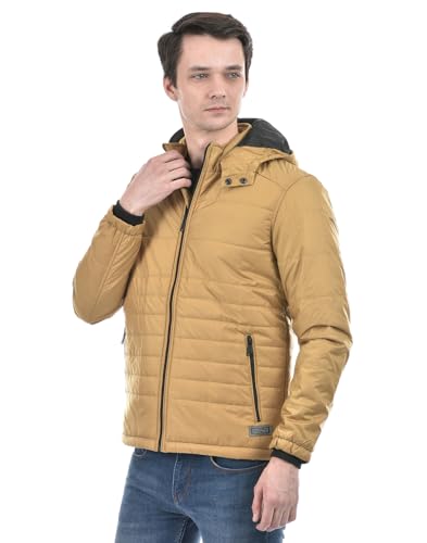 Image of Numero Uno Men's Autumn Gold Puffer Jacket