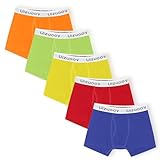 IDÉAL POUR LES GARÇONS: Ce lot de 5 boxer pour garçons est parfait pour offrir.tailles 8-16, 134-140 cm (8-10 ans) ; 146-152 cm (10-12 ans) ; 158-164 cm (12-14 ans) ; 170-176 cm (14-16 ans) Que ce soit pour le sport, l'école ou à la maison, ces calecon enfant sont le choix idéal pour les aventures quotidiennes.