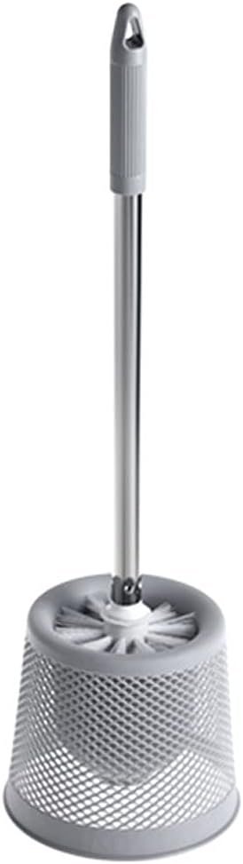 Toilet Cleaner Brush Toilet Brush and Holder Set, Bathroom Toilet Cleaner Brush Toilet Bowl Brushes with Non-Slip Handle and Quick Drying Holder Brush for Bathroom(A)