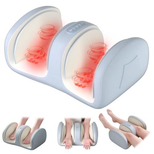 Image of TISSCARE Shiatsu Foot Massager with Heat, Ideal for Feet & Calves, Gift for Men and Women