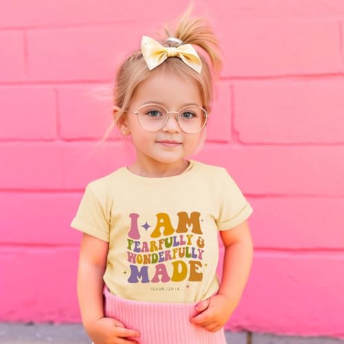 IAM A Child of God Christian Shirts for Kids Toddler Jesus Religious Tee Tops Bible Verse Clothes 2-7 Years4