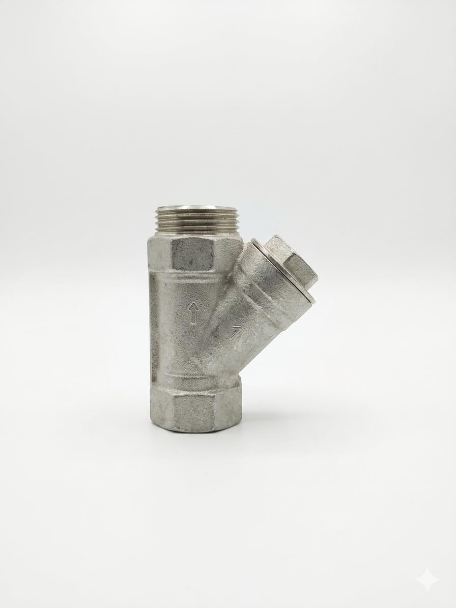 Kisan SS Y Strainer | Inline Filter for Water Pipeline | Corrosion Resistant | High Pressure Resistance | Threaded Connection | Easy Cleaning Mesh Filter | Industrial & Domestic Use-image-23