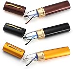 3 Pack Slim Pocket Reading Glasses for Men Women Blue Light Blocking Compact Readers Spring Hinge Metal Frame Eyeglasses