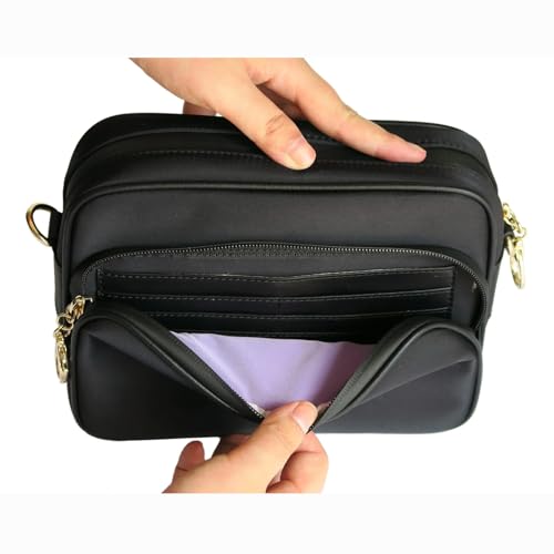 Arden Cove Full Anti-Theft Waterproof Cross-Body Bag with Slash-resistant Chain Strap w/Classic Hardware2