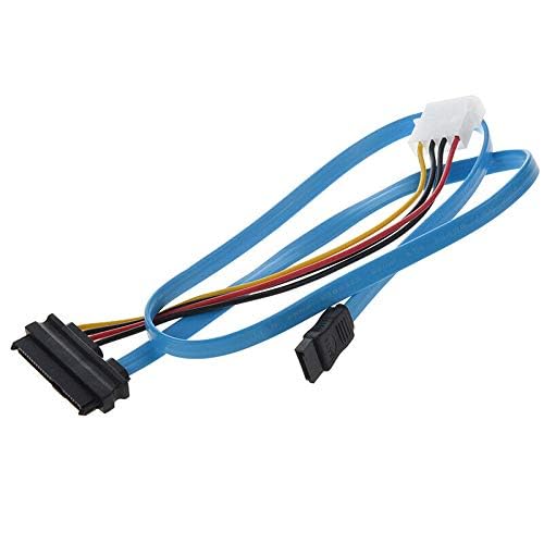 Image of 7 Pin SATA Serial ATA to SAS 29 Pin & 4 Pin Cable Male Connector Adapter