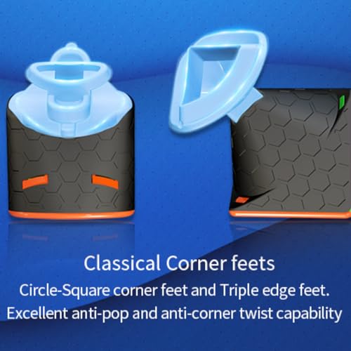 Image of Cubelelo GAN 356R 3x3 Stickerless Speed Cube for Children Kids & Adults | Features Honeycomb Design for Buttery Smooth Turning