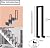 Black Stairs Handrail,Stair Railing for Outdoor Steps Side Walls, Handrail Side Mount U-Shaped Stair Railing Handrail,for Indoor and Outdoor Garden Attic Steps Decoration Staircase Handrails ( Size :