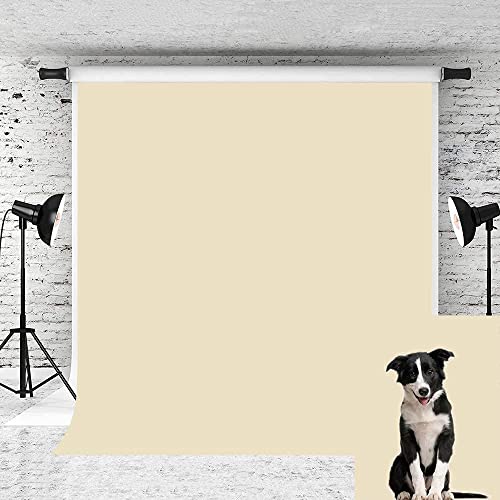 Image of HomeArt 8x12 Feet Skin Beige Backdrop for Decoration, Photography, Chroma Key Virtual Background Sheet for Photography Zoom Meeting, Cloth Curtain for Video Studio Streaming Gaming Photoshoot