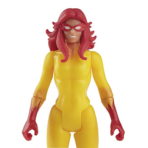 Marvel Hasbro Legends Series 3.75-Inch Retro 375 Collection Firestar Collectible Action Figure, Toys For Kids Ages 4 And Up #TOP1