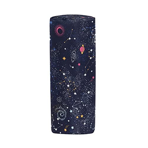 Image of 12 Constellations Small Pencil Bag,Galaxy Sun Moon Stars Pencil Case Pouch for Adults,Pencil Pouch with Zipper for Women Men