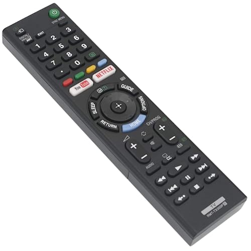 Controle Remoto Compatível Com Sony Rmt-Tx300B Bravia Led Smart TV Com YouTube Netflix KD-70X6700E K