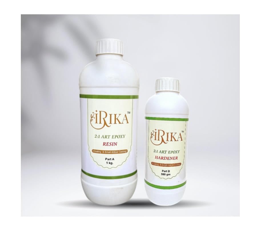 IRIKA 2:1 Ratio Coating and Casting Resin - Non-Toxic, Made in India pack of 1.5kg (B0D8W6P9M9) Amazon Price History, Amazon Price Tracker