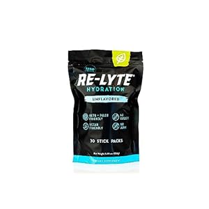 REDMOND Re-Lyte Hydration Electrolyte Mix (Unflavored), 30 Stick Packs