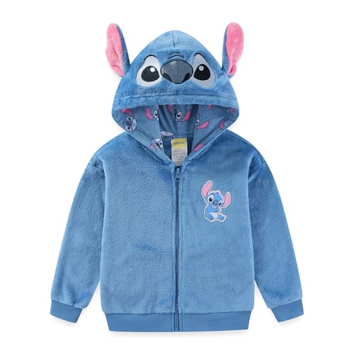 Amazon.com: Disney Lilo and Stitch Girls Zip Up Wubby Fleece