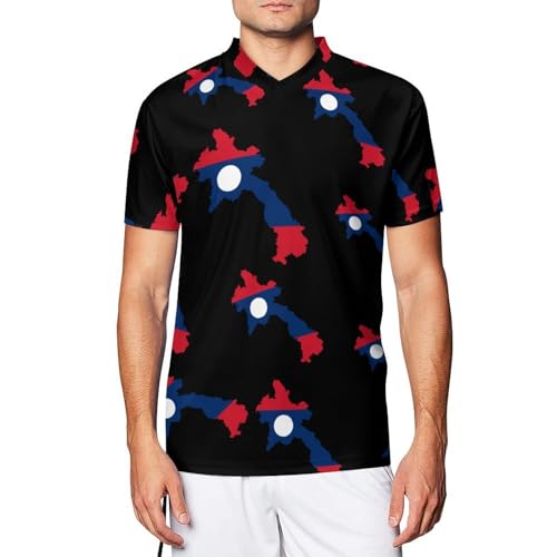 Camiseta de fútbol de Laos cómoda que evita el sudor al jugar