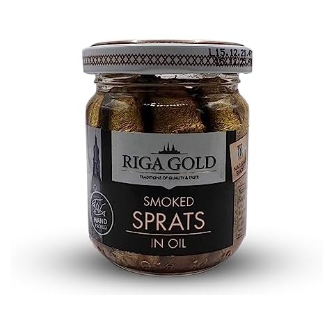 Riga Gold Smoked Sprats in Oil - Wild Caught (Pack 3) Cover