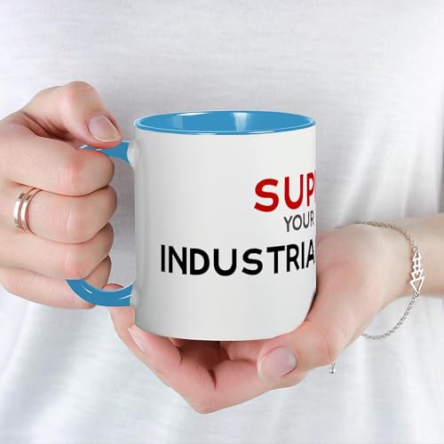 Taza de cerámica de 11 oz para ingeniero industrial miniatura 5