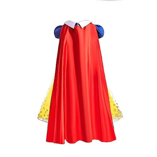 Vestido de Princesa para Niñas Disfraz Blancanieves 5-6 Años miniatura 3