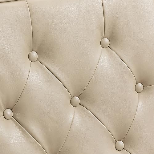 Sillón Plegable Piel Sintética Color Camel miniatura 5