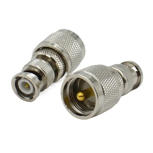 Adaptateur UHF mâle vers BNC pour brancher une antenne PL259 sur un talkie-walkie