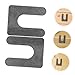 HOLIDYOYO Leveling Shim Kit Car Lift Post Shims for Lift Alignment u Shaped Metal Shims for Industrial Use