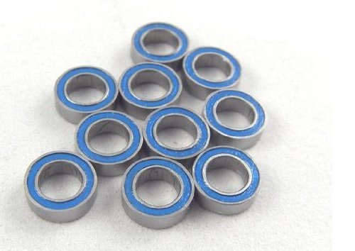 10pcs 10x15x4mm 6700RS 6700VV Mini Color Blue Rubber Sealed Ball Bearings