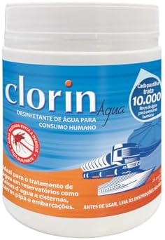Pastilhas Cloro p/Tratamento 10.000L Água Potável - Clorin 10.000