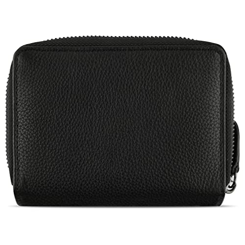 Compagnon bugatti Bella noir en cuir véritable pour femme active