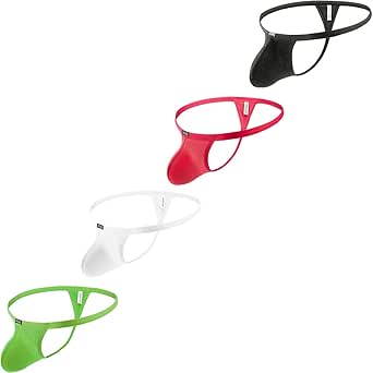 IKINGSKY Men's Pouch Thong Underwear - Y-Back Breathable G-string With Support