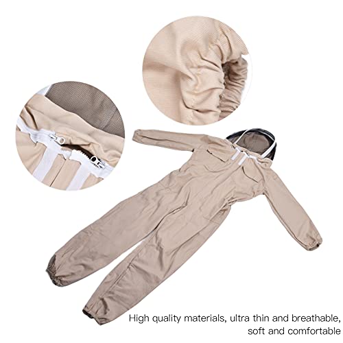 01 Imkeranzug, leicht zu reinigen ultradünner belüfteter Bienenanzug faltbar atmungsaktiv für die Imkerei – Bild 6