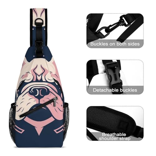 Bolsa tipo Sling para hombro y pecho para hombre y mujer miniatura 3