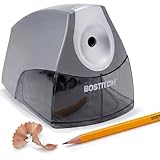 Bostitch Office Personal Electric Pencil Sharpener, Powerful Stall-Free Motor, High Capacity Shavings Tray, Gray (EPS4-KTGRAY)