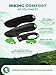 Hiking Boot Insoles Men Women - Arch Support Inserts - Cushioned Hike Orthopedic Insoles - Man Women Shoe Inserts - Running Sports Fitness Walking Soles
