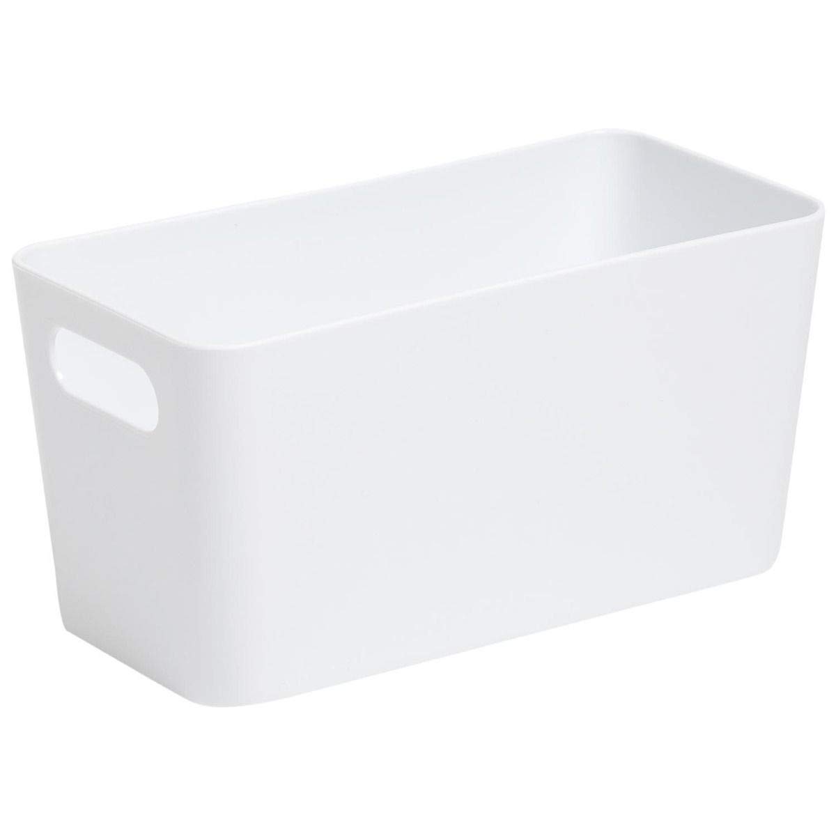 Wham6.01 Rectangular 20cm Home Studio Storage Basket (White)
