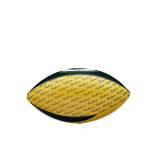 Wilson American Football NFL City Pride, Green Bay Packers, Mischleder, Für Freizeitspieler, Grün/Gelb, WTF1523XBGB