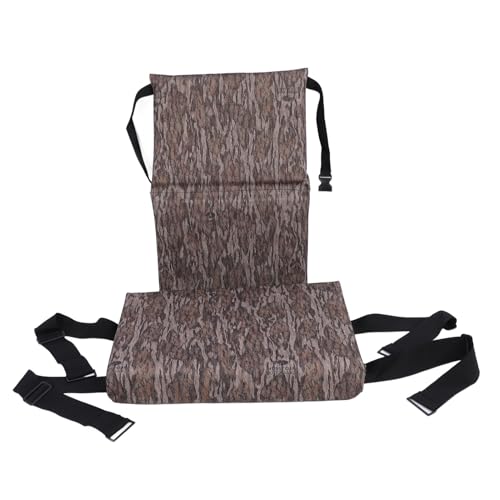 Asiento para soporte de árbol ajustable cojín plegable de camuflaje 6