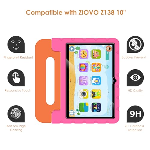 Protector de Pantalla Hianjoo 2-Pack para Tablet ZIOVO 10" miniatura 2