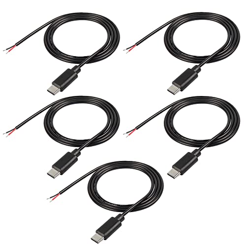 Amazon.co.jp: USB Type-Cピグテールケーブル延長電源ケーブル 22AWG